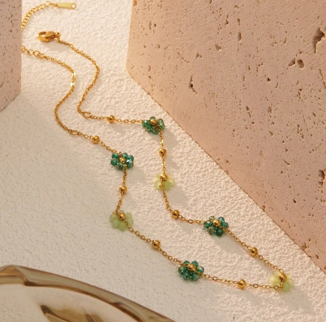 Fleurs vertes Giulia Jewellery
