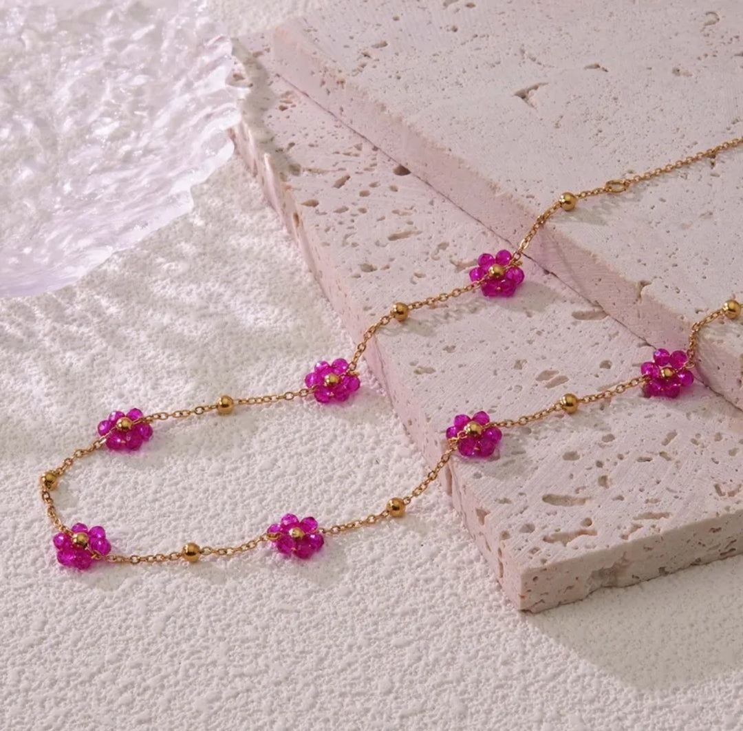 Fleurs roses Giulia Jewellery